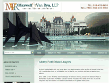 Tablet Screenshot of maxwellvanryn.com